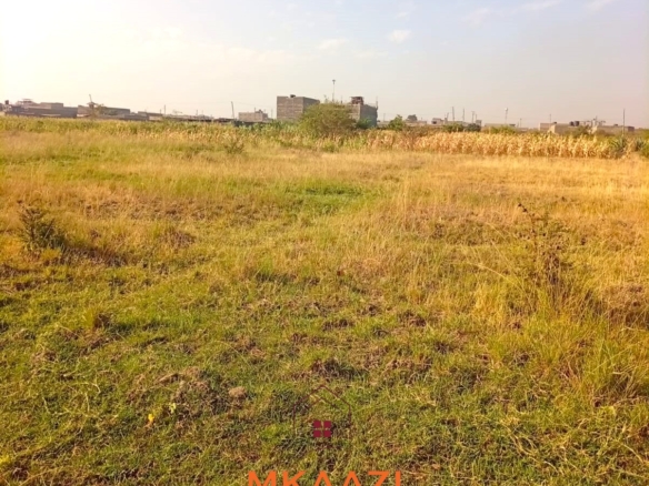 5-acre industrial-zoned land for sale in Thika Municipality with ready title deed, flat terrain, and easy access to major roads and utilities.
