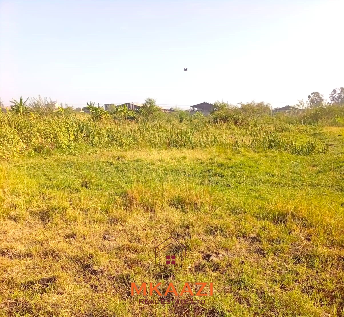 5-acre industrial-zoned land for sale in Thika Municipality with ready title deed, flat terrain, and easy access to major roads and utilities.