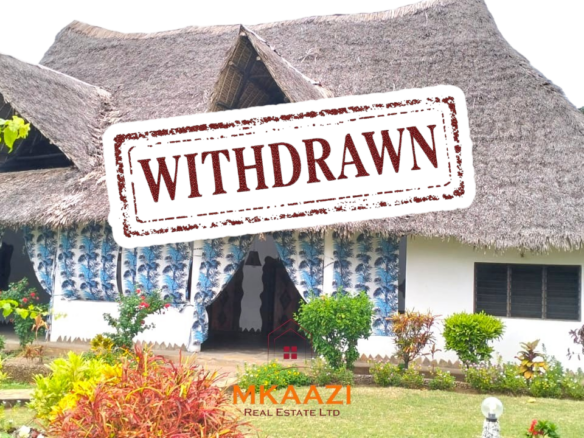 Charming Two 2-Bedroom Swahili Villa for Sale on Lamu Road, Malindi – From Kes.6.5M