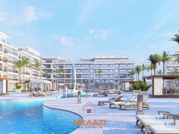 Luxury beachfront apartments for sale at LIASI Mambrui, Malindi featuring ocean views, direct beach access, resort amenities, and flexible payment plans.