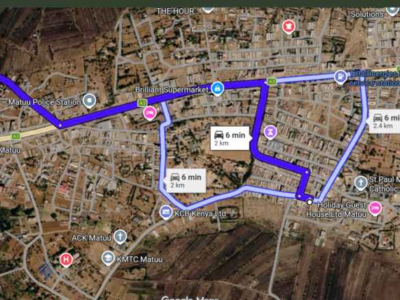Prime 0.786-Acre Land for Sale in Matuu – Strategic Development Opportunity at KES 5.5M