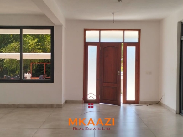 Luxury 4-bedroom villa for sale in Carolina Residence on Casuarina Road, Malindi with solar backup, swimming pool, gazebo, and ready for immediate occupancy.