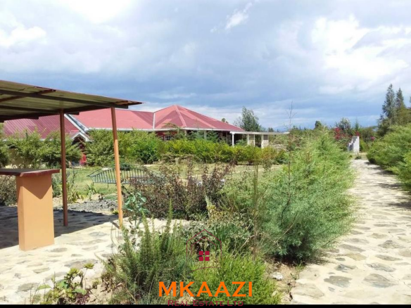 Fully furnished lodge to let in Laikipia near Ol Pejeta Conservancy featuring six ensuite rooms, restaurant, gardens, camping facilities, and modern amenities.