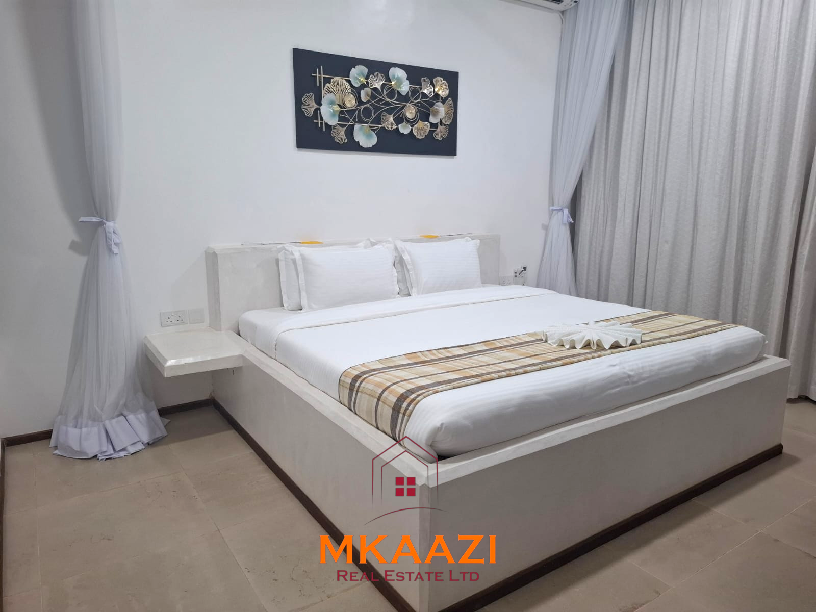 Luxury Beachfront Villa in Kuruwitu, Vipingo Luxury 3-bedroom beachfront villa for short-term rental in Kuruwitu, Vipingo with ocean views, private beach access, shared swimming pool, and modern interiors.