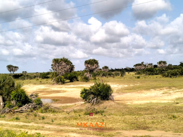 2-acre tarmac and creek-front land for sale near Lamu Port, ideal for tourism, commercial, residential, waterfront and logistics development.