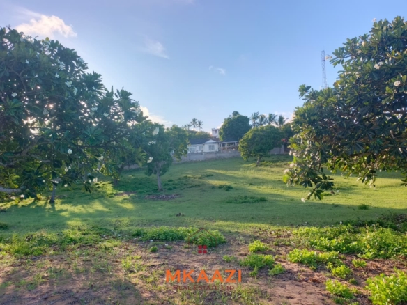2-acre first-row beachfront property for sale at Bofa Beach with direct sandy beach frontage. Offered as one parcel at KES 90 million, ideal for a luxury resort, hotel, villas or coastal development.