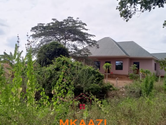 3-acre developed farm for sale in Kimashuku Mnadani, Moshi, Tanzania, featuring a farmhouse, 140-metre borehole, greenhouse, 200 apple trees, fruit trees and 5,000-litre water tank.