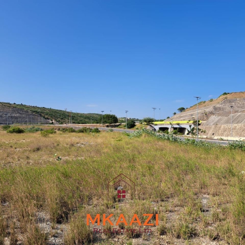 Prime 7.3-hectare road-frontage land for sale in Dongo Kundu, Mombasa, near the Mombasa–Kwale border and adjacent to mangrove forest.