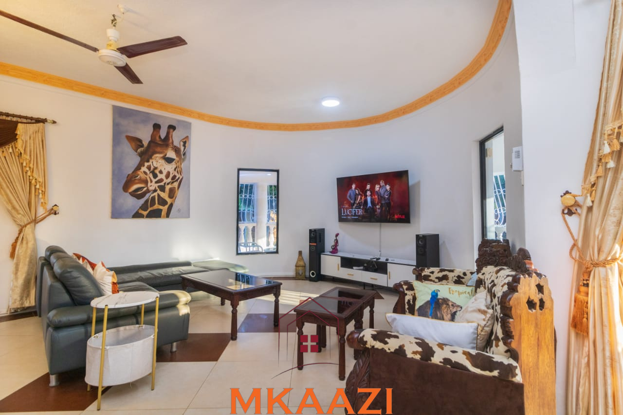 Fully Furnished 5-Bedroom Holiday Home for Sale in Diani