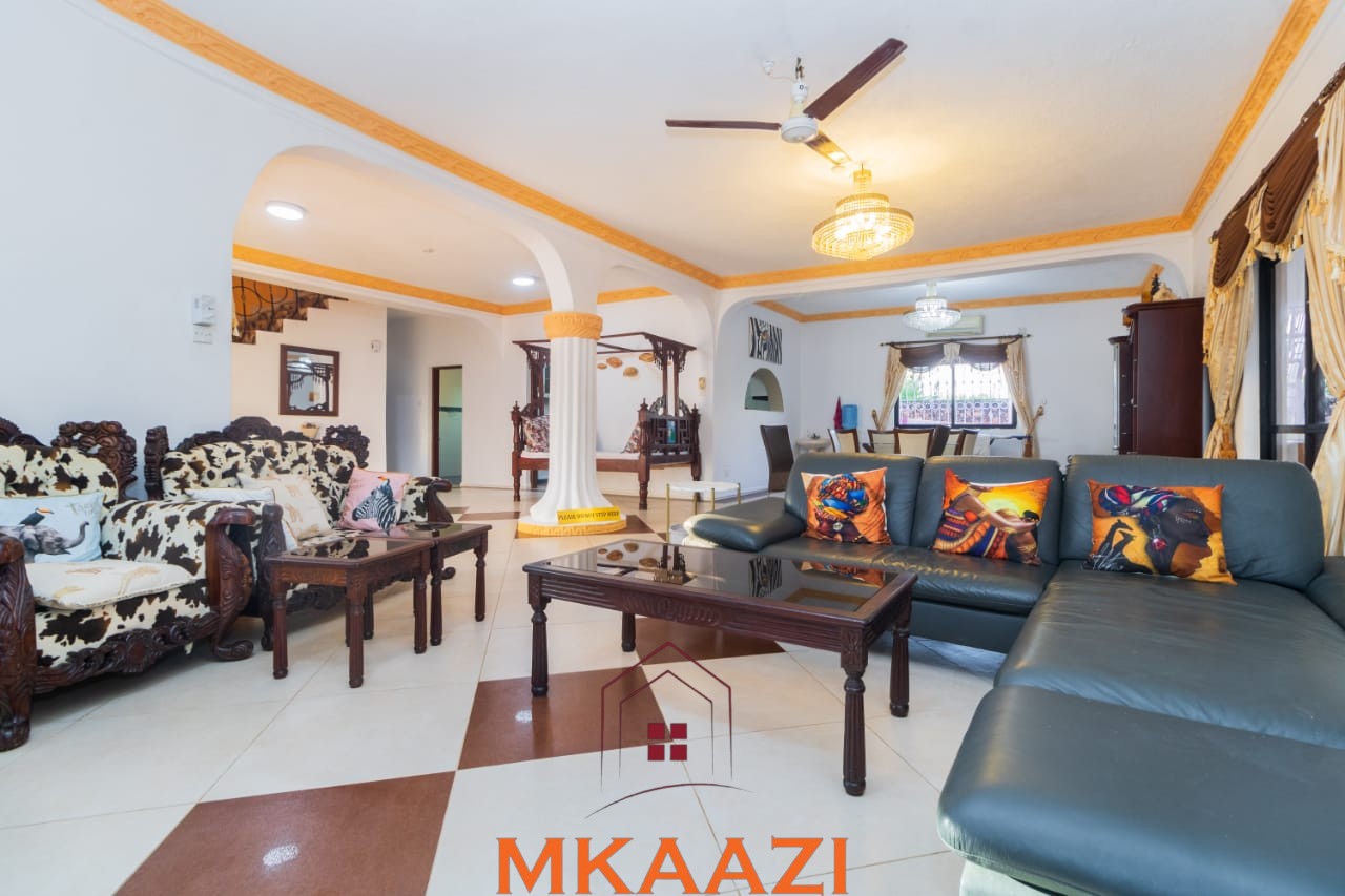 Fully Furnished 5-Bedroom Holiday Home for Sale in Diani