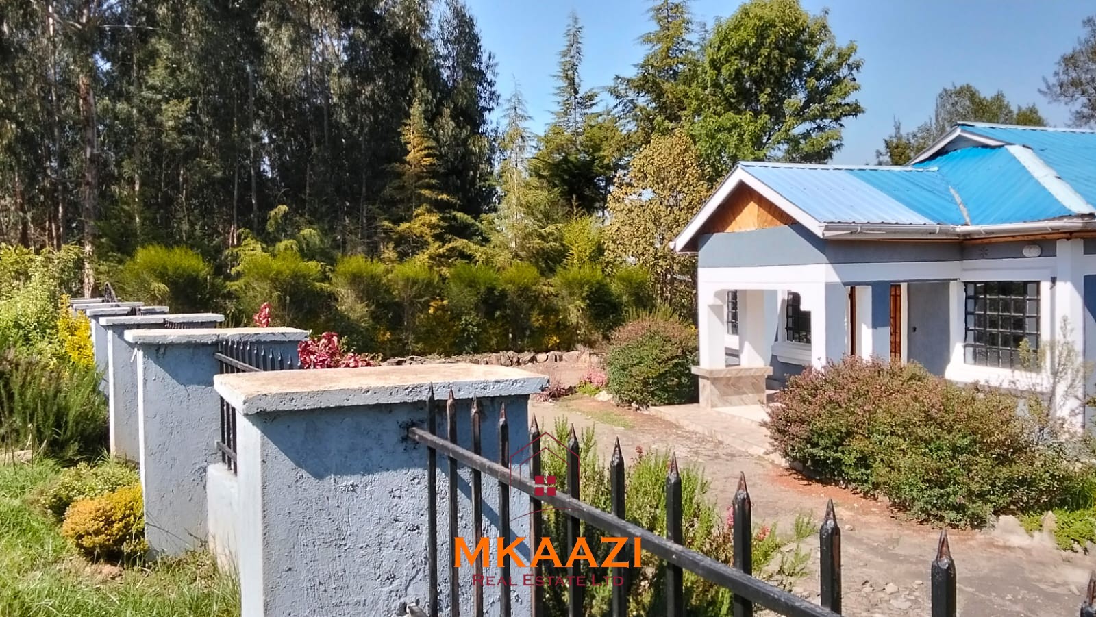 3.5-acre farm for sale in Ol Kalou with a 2-bedroom farmhouse, KPLC electricity, 70-foot fresh-water well and staff quarters.