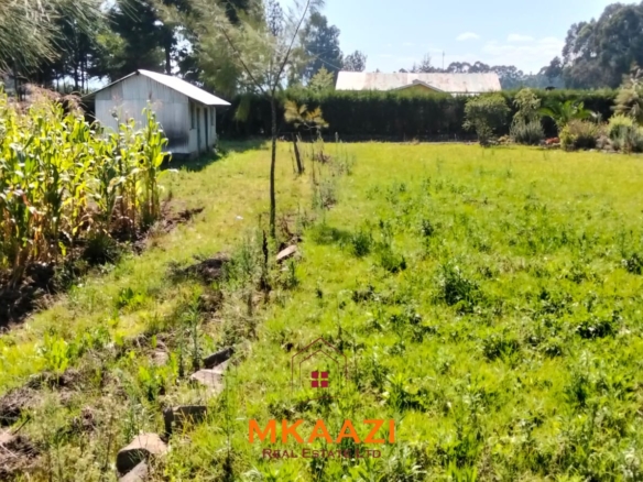 3.5-acre farm for sale in Ol Kalou with a 2-bedroom farmhouse, KPLC electricity, 70-foot fresh-water well and staff quarters.
