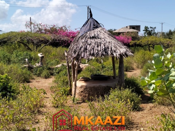 Water well with pump on 3-acre land for sale in Malindi