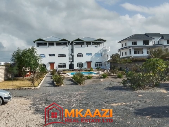 Six apartment blocks with fully furnished 18-bedroom apartments for sale in Watamu.