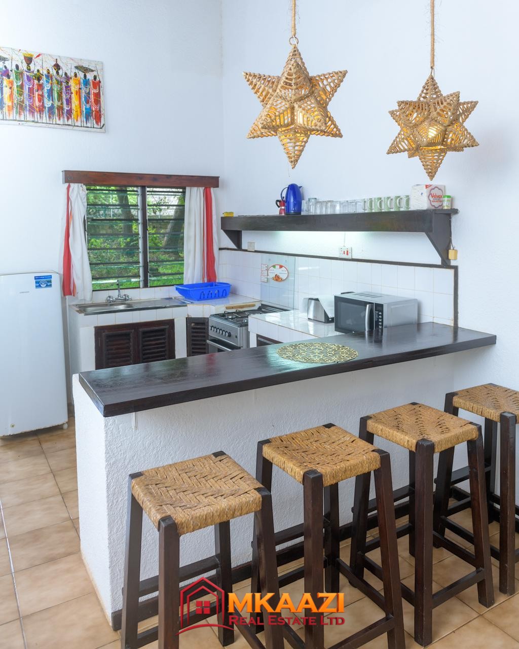 Driftowood Malindi 2 br short and long stay (10) Fully fitted kitchen in a luxury 2-bedroom holiday bungalow in Silversands Malindi