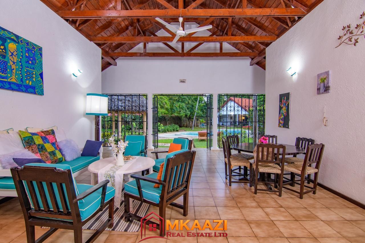 Driftowood Malindi 2 br short and long stay (3) Tastefully furnished living room in a luxury 2-bedroom bungalow in Malindi