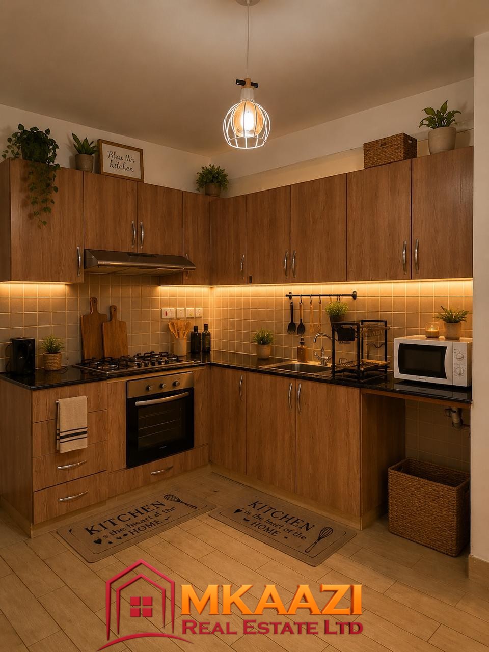 Enclave Apert 2 Modern fitted kitchen in Enclave Apartments, Kitale Lane Kilimani