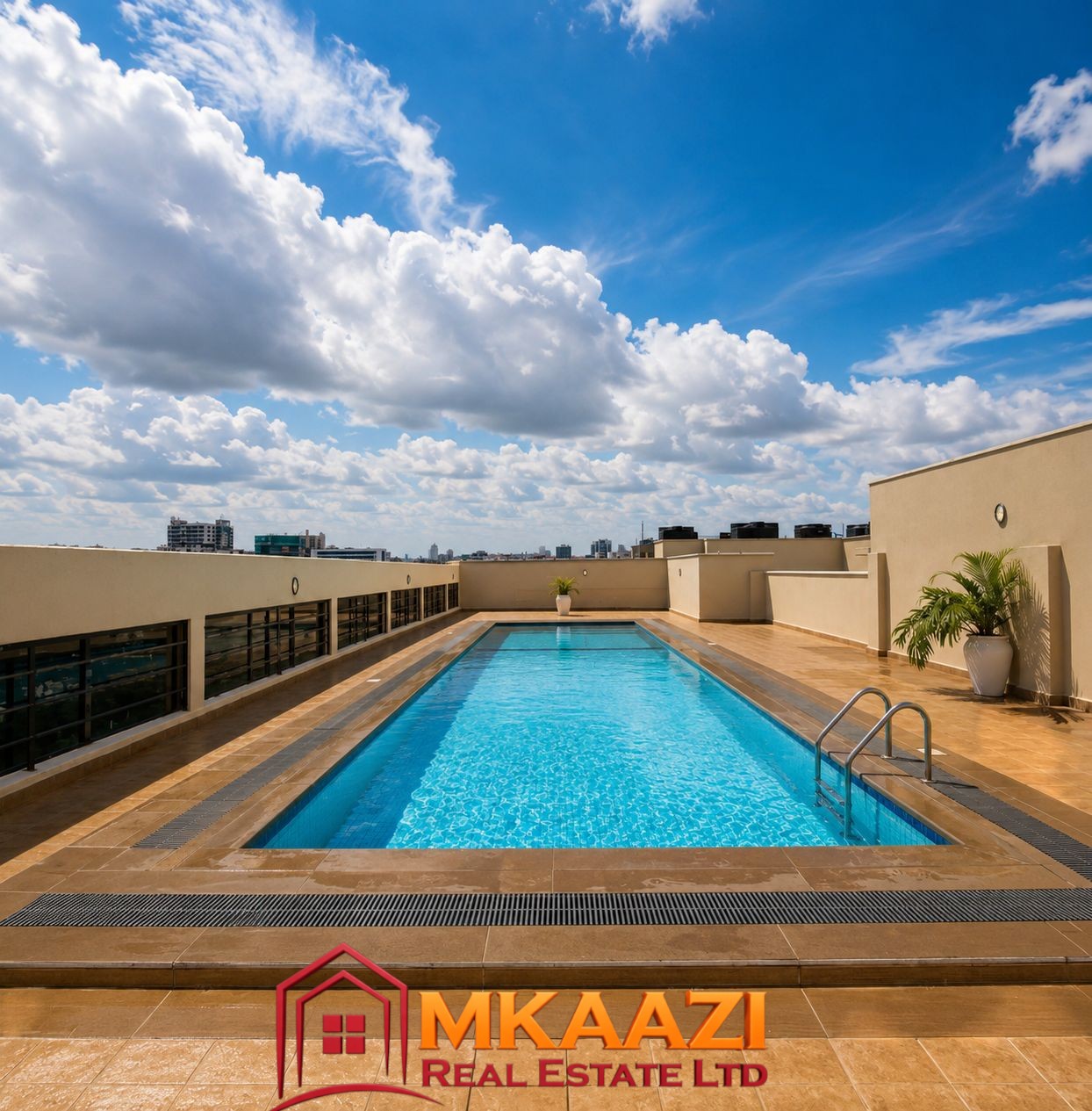 Enclave Apert 7 Modern swimming pool at Enclave Apartments on Kitale Lane, Kilimani, Nairobi
