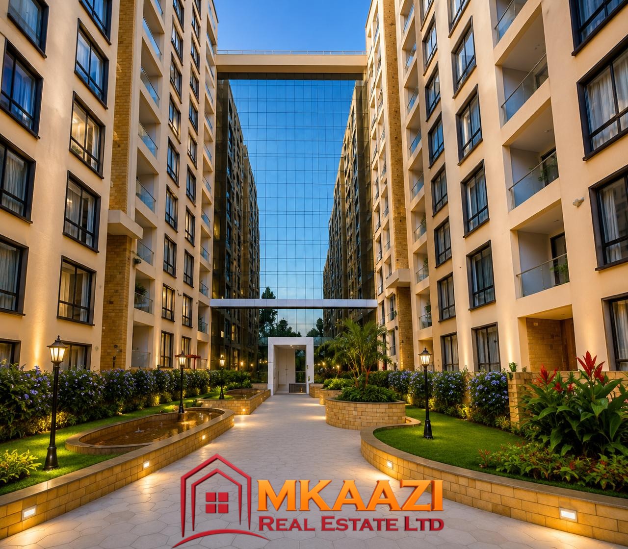 Enclave Apert 9 Contemporary apartment building at Enclave Apartments Kilimani Nairobi