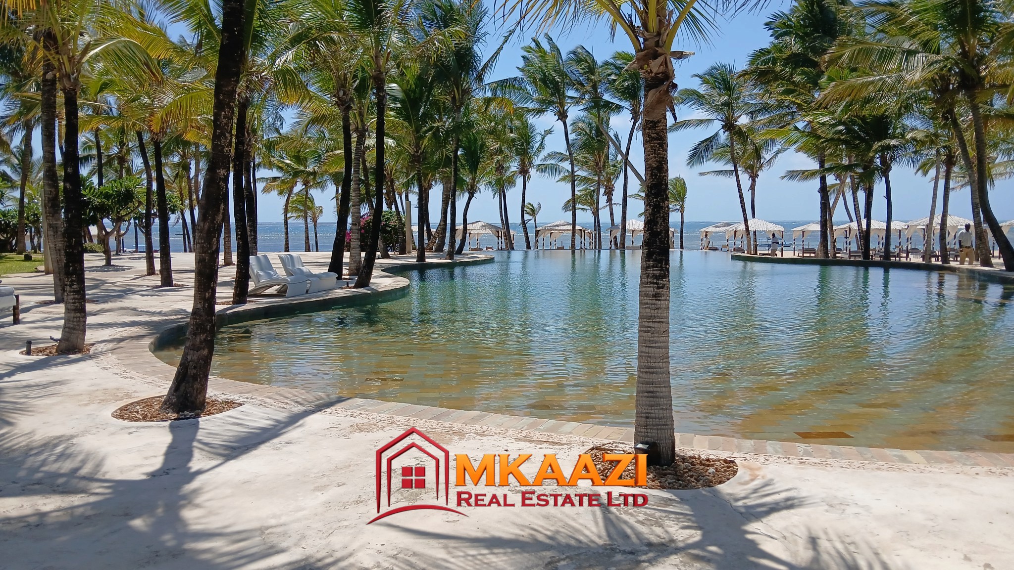 20260930_101010 Billionaire beachfront apartment for sale in Malindi with ocean-facing balcony, infinity pool and private beach access