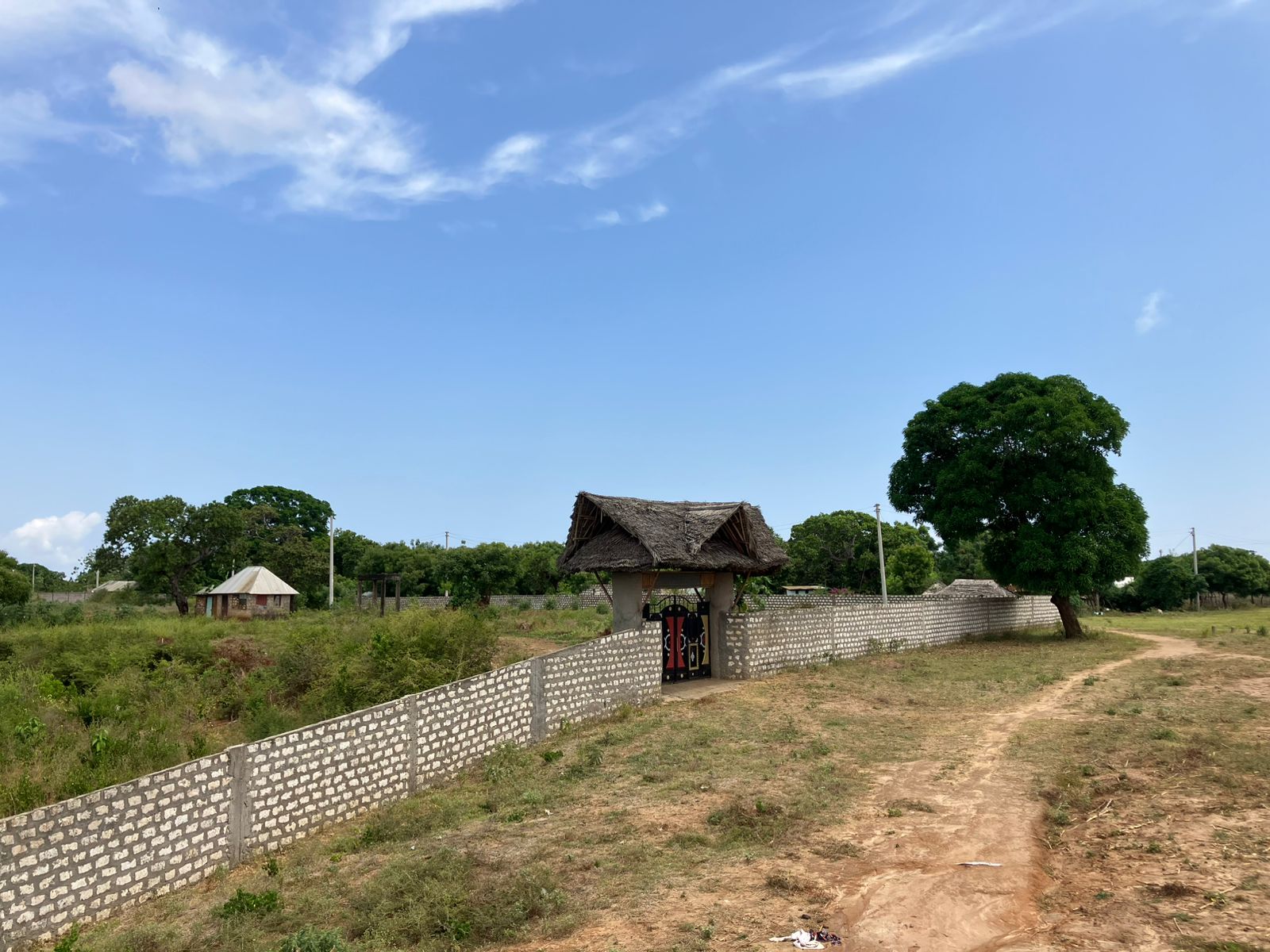 25-acre riverfront property for sale in Malindi with gated and walled compound