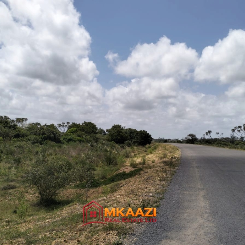 50-acre parcel for sale in Magogoni, Hindi Ward, Lamu West, with LAPSSET corridor frontage.