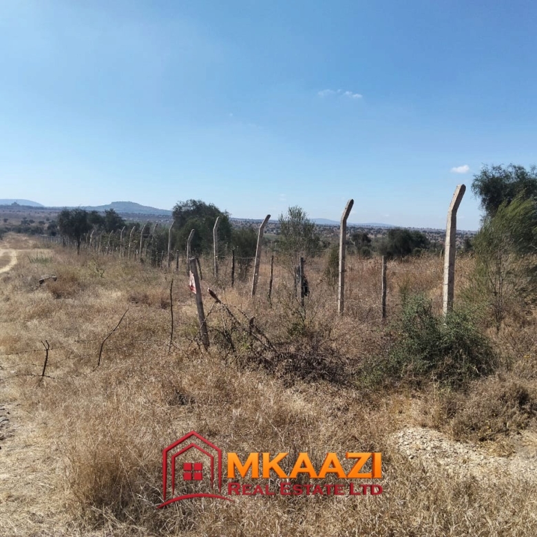 54-acre land for sale on Muthwani Road near Mombasa Road, touching a tarmac road