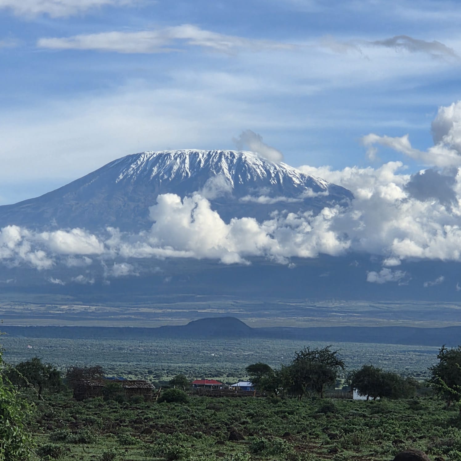 Freehold land for sale in Kimana with scenic Mount Kilimanjaro views
