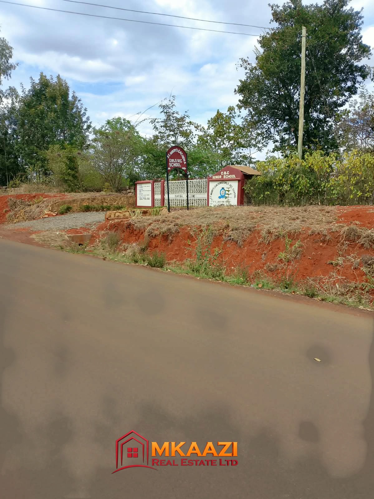 4.5-acre property bordering St Mary Girls School in Gachoka