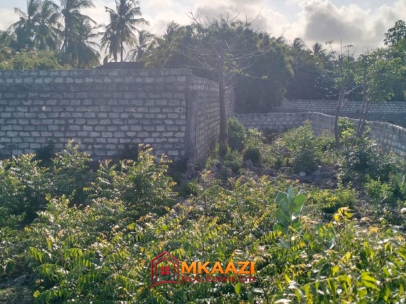 Half-acre walled plot for sale near Blue House, Watamu, Kilifi – KSh 16.5 million